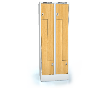 Cloakroom locker Z-shaped doors ALDERA 1920 x 700 x 500